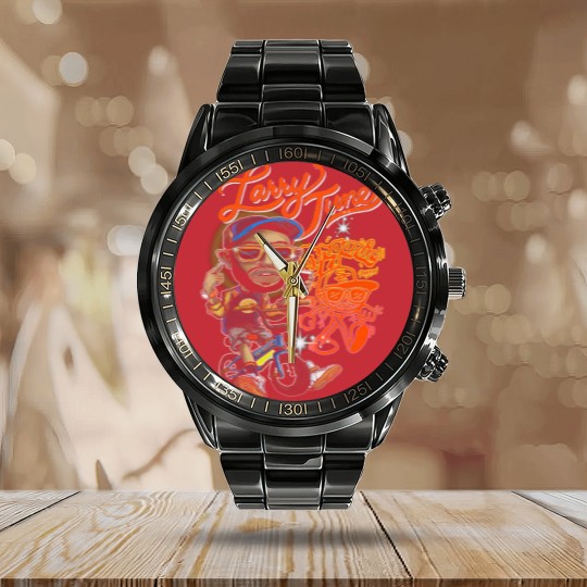 Discover Larry June Unisex Calendar Steel Band Watch Rapper Larry June, Larry June Fan Calendar Steel Band Watch, Bay Area, San Francisco