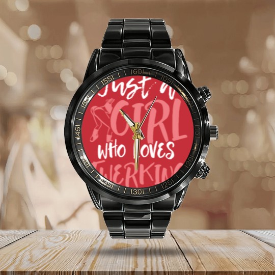 Discover Twerking twerken twerkin twirken booty dance gift Calendar Steel Band Watch