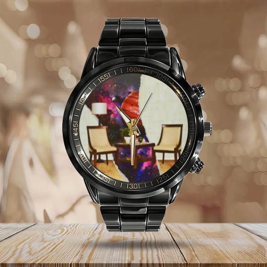 Discover Rainbow Kitten Surprise Calendar Steel Band Watch