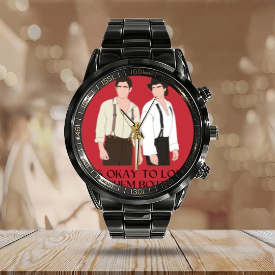 Discover It's okay to love them both - The vampire diaries Calendar Steel Band Watch | Salvatore Brothers The vampire diaries
