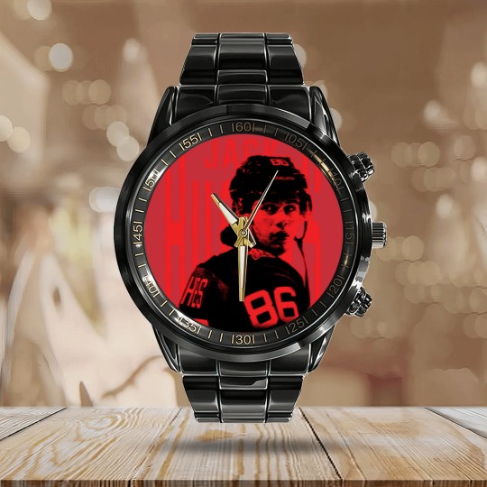 Discover Jack Hughes - Jack Hughes - Calendar Steel Band Watch