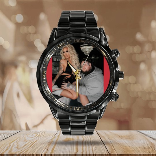 Discover Jelly Roll Calendar Steel Band Watch, Jelly Roll Bunnie Calendar Steel Band Watch