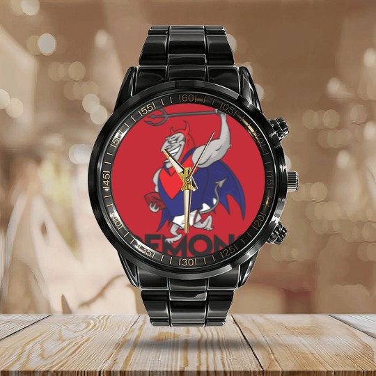 Discover Demons Melbourne Football Club - Calendar Steel Band Watch