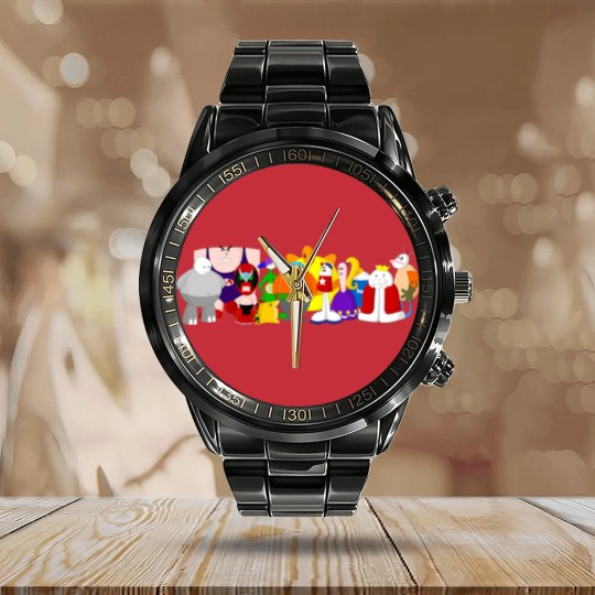 Discover Homestar Runner   Faimly art Chibi Calendar Steel Band Watch