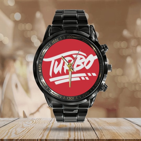 Discover Turbo! Calendar Steel Band Watch