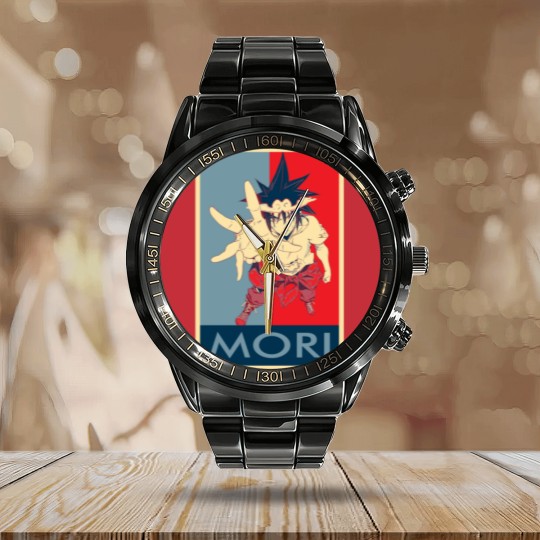 Discover Mori Jin - the God of Highschool anime - Jin Mori Calendar Steel Band Watch
