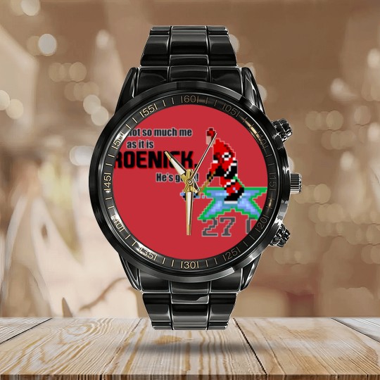 Discover It's not so much me as it is Roenick. He's good - Jeremy Roenick - Calendar Steel Band Watch