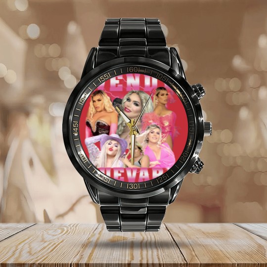 Discover Wendy Guevara Calendar Steel Band Watch, Spanish gift