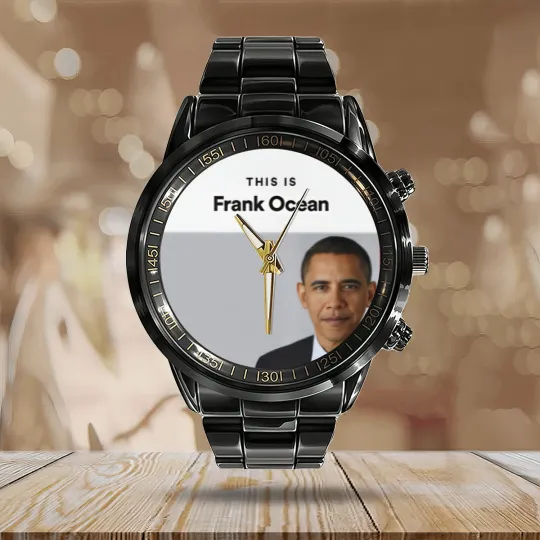 Discover This is Frank Ocean Meme Calendar Steel Band Watch | unisex Heavy Calendar Steel Band Watch