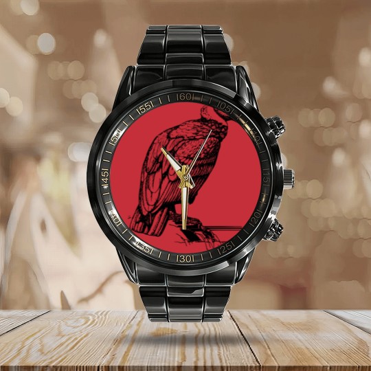 Discover condor vulture Calendar Steel Band Watch