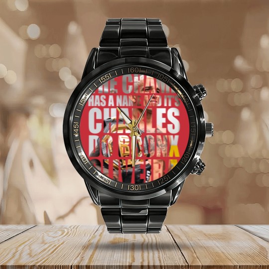 Discover The Champ Has A Name Calendar Steel Band Watch