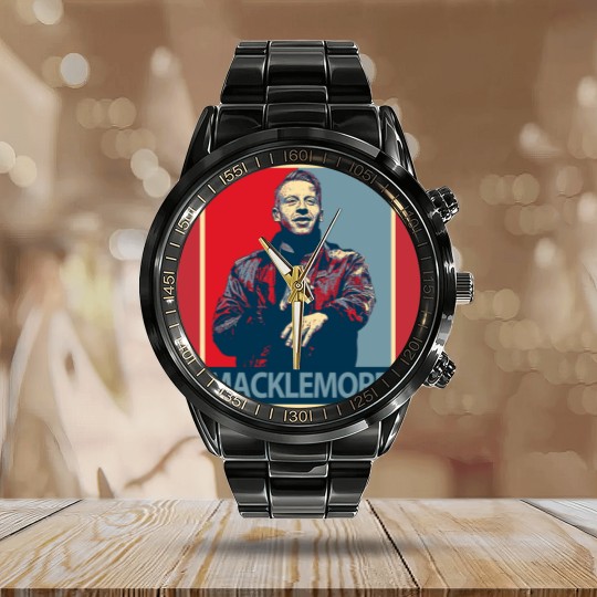 Discover Macklemore Same Love Calendar Steel Band Watch