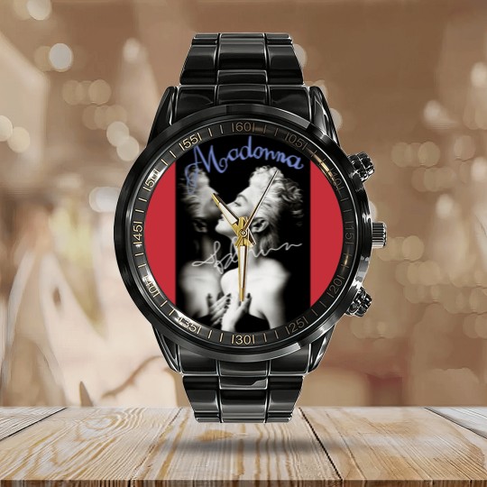 Discover Madonna Calendar Steel Band Watch, Madonna Music Calendar Steel Band Watch, The Celebration Concert Calendar Steel Band Watch for fan