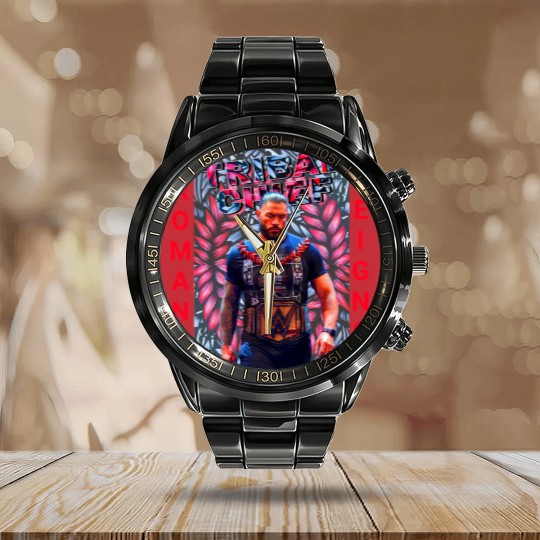 Discover Roman Reigns Calendar Steel Band Watch