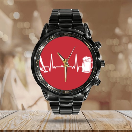 Discover Windsurfing Windsurf Windsurfer Calendar Steel Band Watch