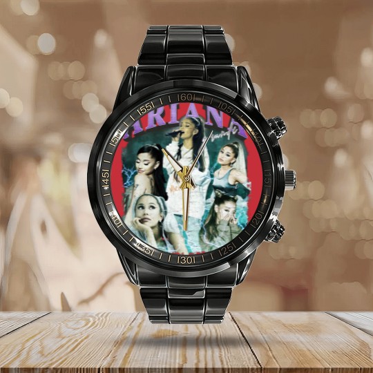 Discover Limited Ariana Vintage Calendar Steel Band Watch, Gift For Women and Man Unisex Calendar Steel Band Watch