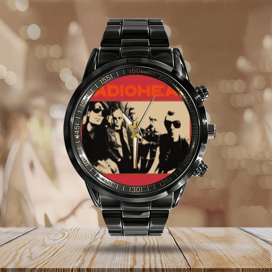Discover Radiohead Cotton New Vintage Band Calendar Steel Band Watch