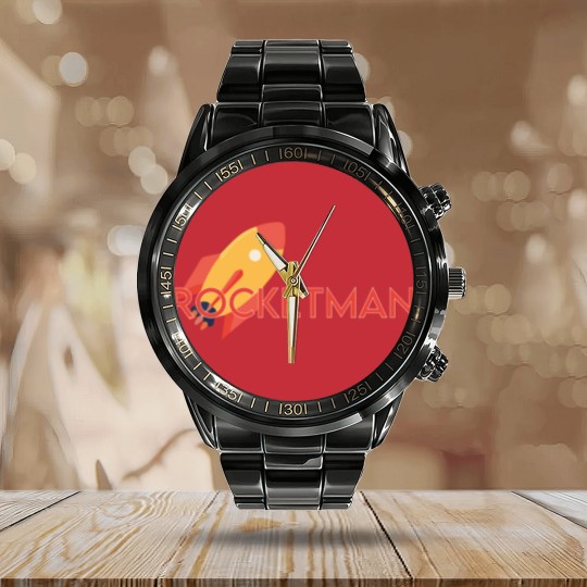 Discover Rocketman Calendar Steel Band Watch
