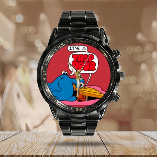 Discover It's A Trap Door - Trap Door - Calendar Steel Band Watch