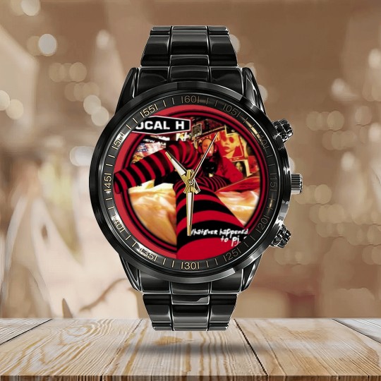 Discover Local H  (1)(2)(3)(4)(5)(6)(7)(8)(9) Calendar Steel Band Watch