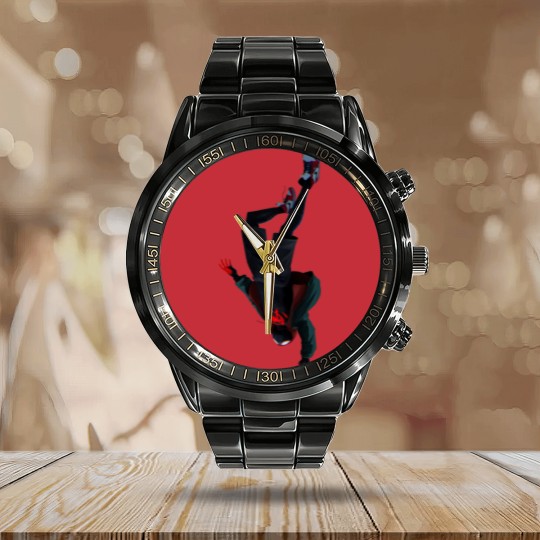 Discover Across The Spider Verse - Miles Morales Classic Calendar Steel Band Watch