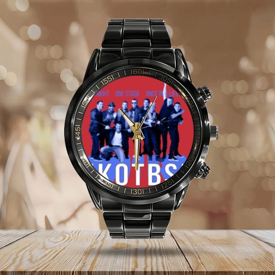Discover Backstreet boys nkotbsb tour Calendar Steel Band Watch