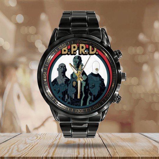 Discover B.P.R.D. - Bprd - Calendar Steel Band Watch