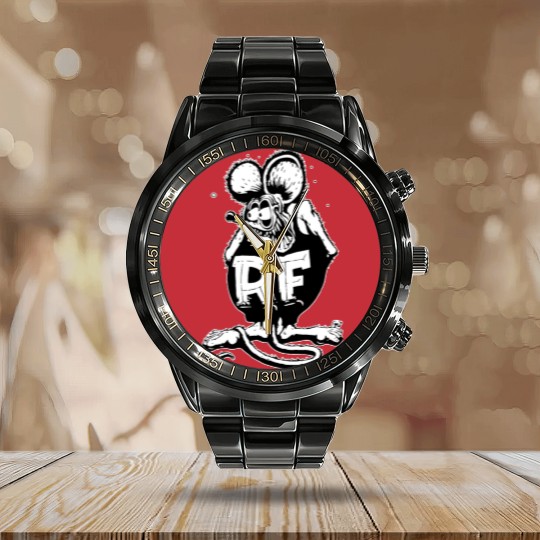 Discover Rat Fink Calendar Steel Band Watch