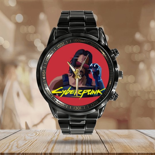 Discover Johnny Silverhand - Cyberpunc 2077 - Calendar Steel Band Watch