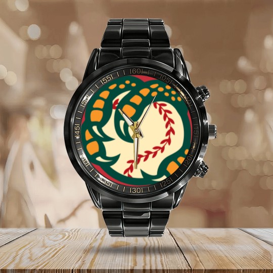 Discover Boise Hawks Calendar Steel Band Watch