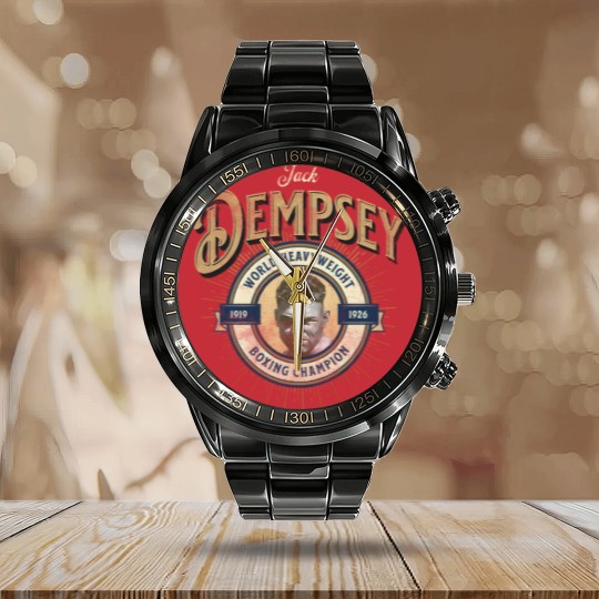 Discover Jack Dempsey Calendar Steel Band Watch