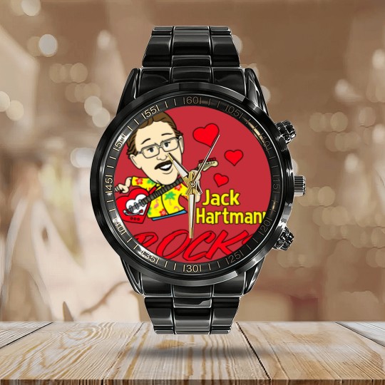 Discover Jack Hartmann Rocks Short Sleeve Gift \ Calendar Steel Band Watch