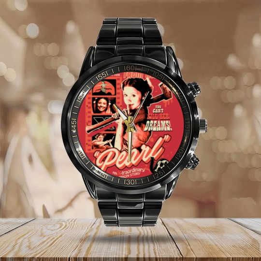 Discover Pearl Movie Pearl Says You Can Kill Her Dreams Calendar Steel Band Watch