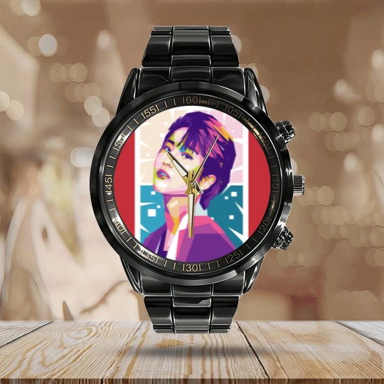Discover STRAY KIDS HAN Classic Calendar Steel Band Watch