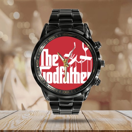 Discover The Godfather Retro Style Calendar Steel Band Watch, The Godfather Calendar Steel Band Watch