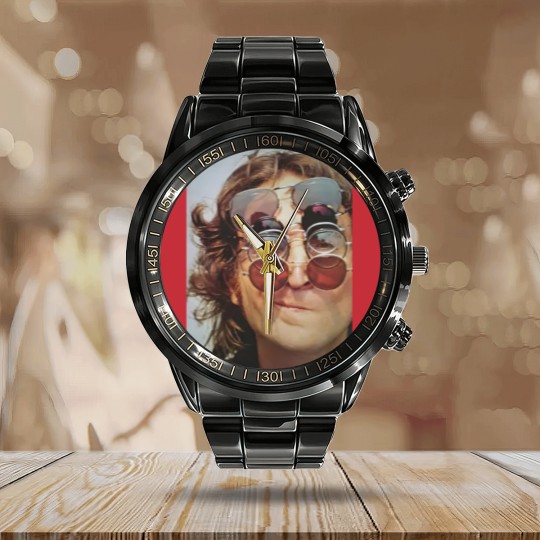 Discover J Lennon Calendar Steel Band Watch | Unisex Mens Womens Cotton