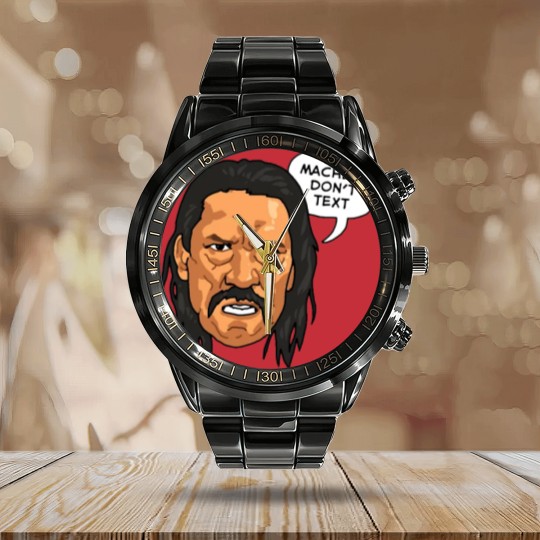 Discover Danny Trejo Sticker Calendar Steel Band Watch