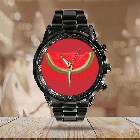 Discover Watermelon Sugar High / Harry Graphic Calendar Steel Band Watch