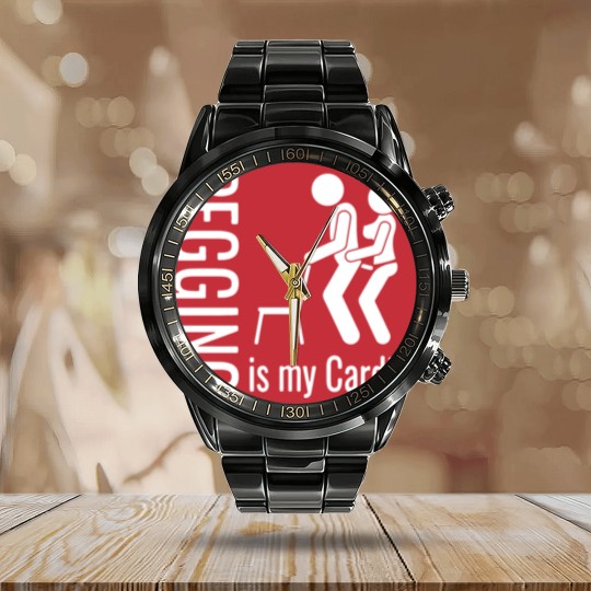 Discover Pegging Is My Cardio Calendar Steel Band Watch Calendar Steel Band Watch