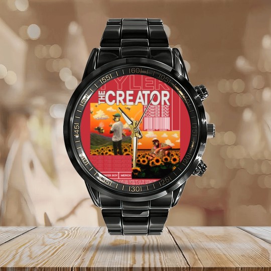 Discover Vintage Tyler The Creator Calendar Steel Band Watch, Tyler The Creator Vintage