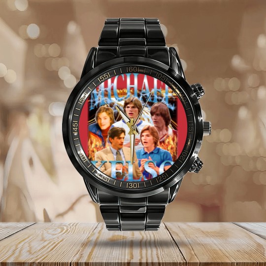 Discover MICHAEL KELSO Vintage Calendar Steel Band Watch | Michael Kelso Homage Retro
