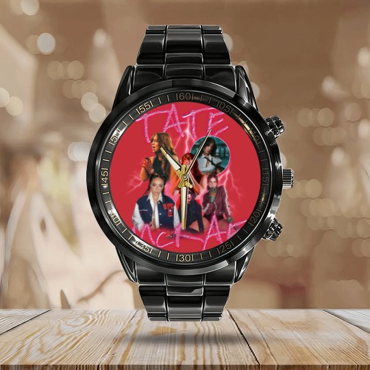 Discover Vintage Tate McRae Calendar Steel Band Watch, Tate McRae Bootleg Calendar Steel Band Watch