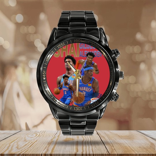 Discover Shai Gilgeous Alexander Vintage Calendar Steel Band Watch, Durant Calendar Steel Band Watch Vintage 90s 80s Bootleg Calendar Steel Band Watch