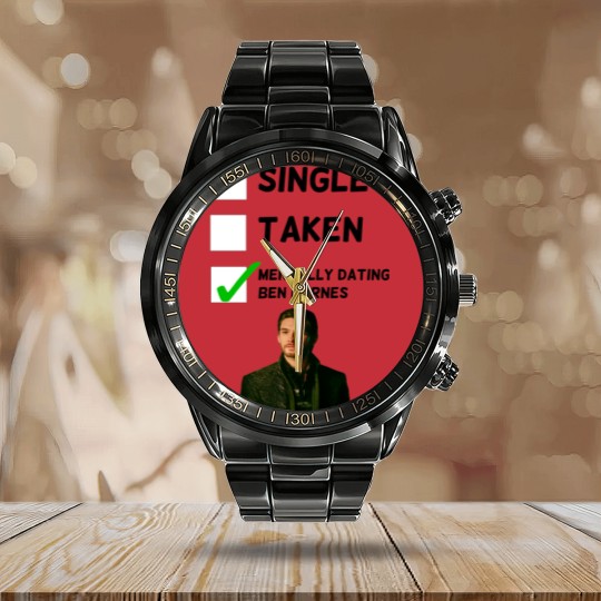 Discover Dating Ben Barnes Calendar Steel Band Watch