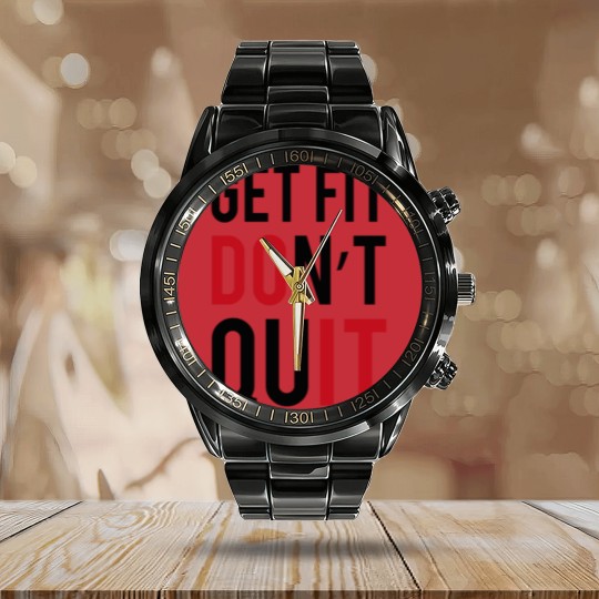 Discover Get inspired to get in fit Calendar Steel Band Watch
