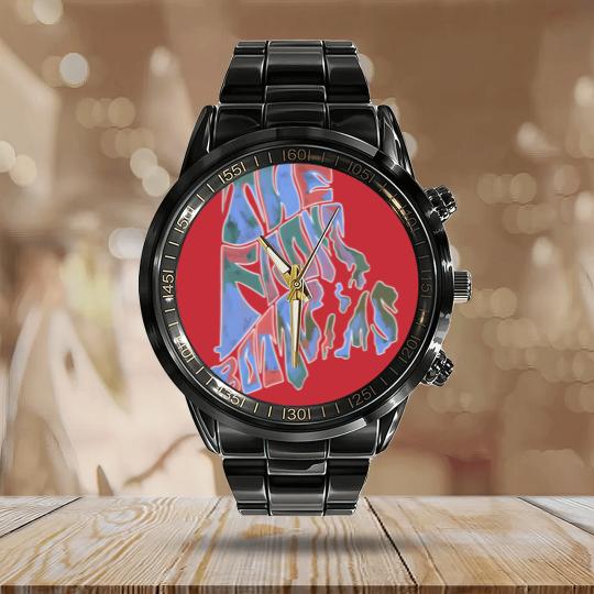 Discover The Front Bottoms Merch Front Bottoms Melted | Essential Calendar Steel Band Watch