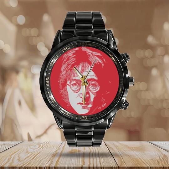 Discover J Lennon Graphic Calendar Steel Band Watch, Men's Women's Sizes