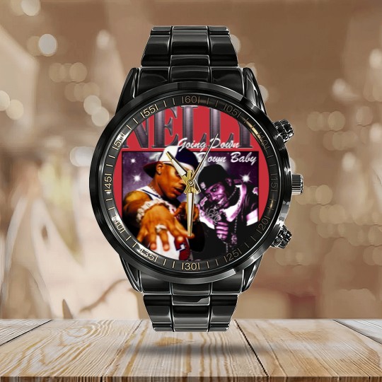 Discover Nelly Rap Calendar Steel Band Watch, Nelly Country Grammar Album Vintage 90s Y2K