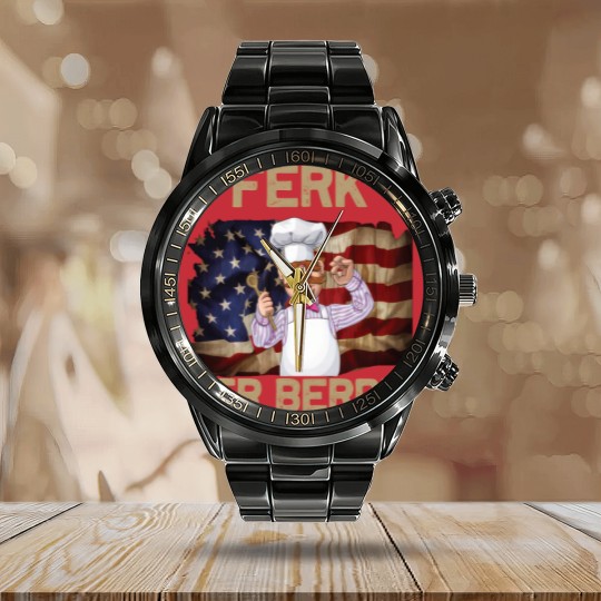 Discover Ferk Jer Berdin Funny - Ferk Jer Berdin - Calendar Steel Band Watch