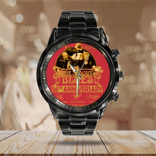Discover The Moody Blues Lovers 56th Anniversary 1964 2020 Signature Calendar Steel Band Watch